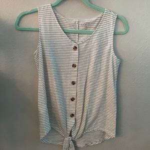 white and green stripped